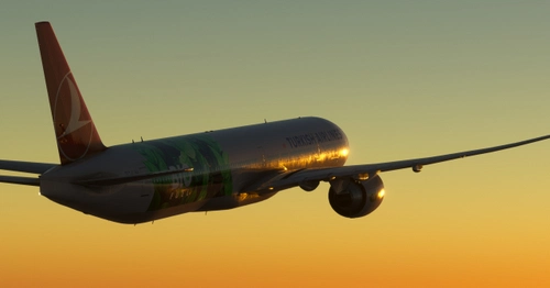 PMDG 777-300ER Turkish Airlines Bio Fuel Livery (TC-LJH)