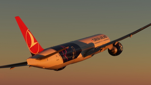 PMDG 777-300ER Turkish Airlines UEFA Champions League Livery (TC-LJJ)