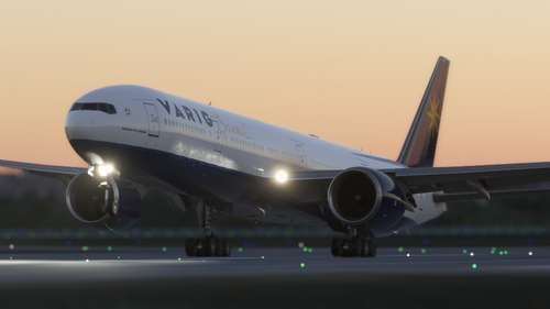 PMDG 777-300ER VARIG PP-VRY w/Cabin Fictional