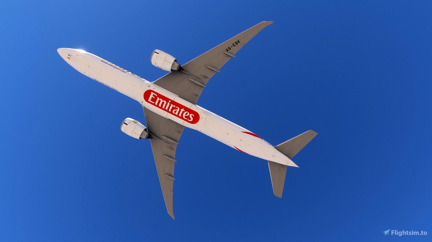 PMDG 777300ER w/ cabin Emirates complete fleet for Microsoft Flight Simulator MSFS