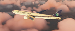 PMDG 777-368ER Saudi Arabian Airlines "Saudia" HZ-AK11 w/Cabin thumbnail 1