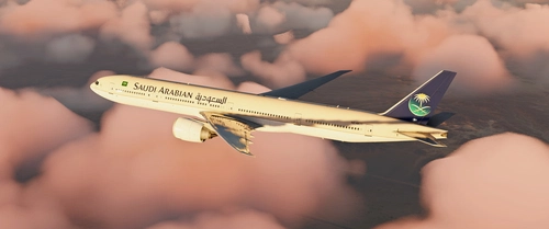 PMDG 777-368ER Saudi Arabian Airlines "Saudia" HZ-AK11 w/Cabin