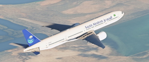PMDG 777-368ER Saudi Arabian Airlines "Saudia" HZ-AK11 w/Cabin thumbnail 3