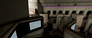 PMDG 777-368ER Saudi Arabian Airlines "Saudia" HZ-AK11 w/Cabin thumbnail 4