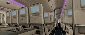 PMDG 777-368ER Saudi Arabian Airlines "Saudia" HZ-AK11 w/Cabin thumbnail 6