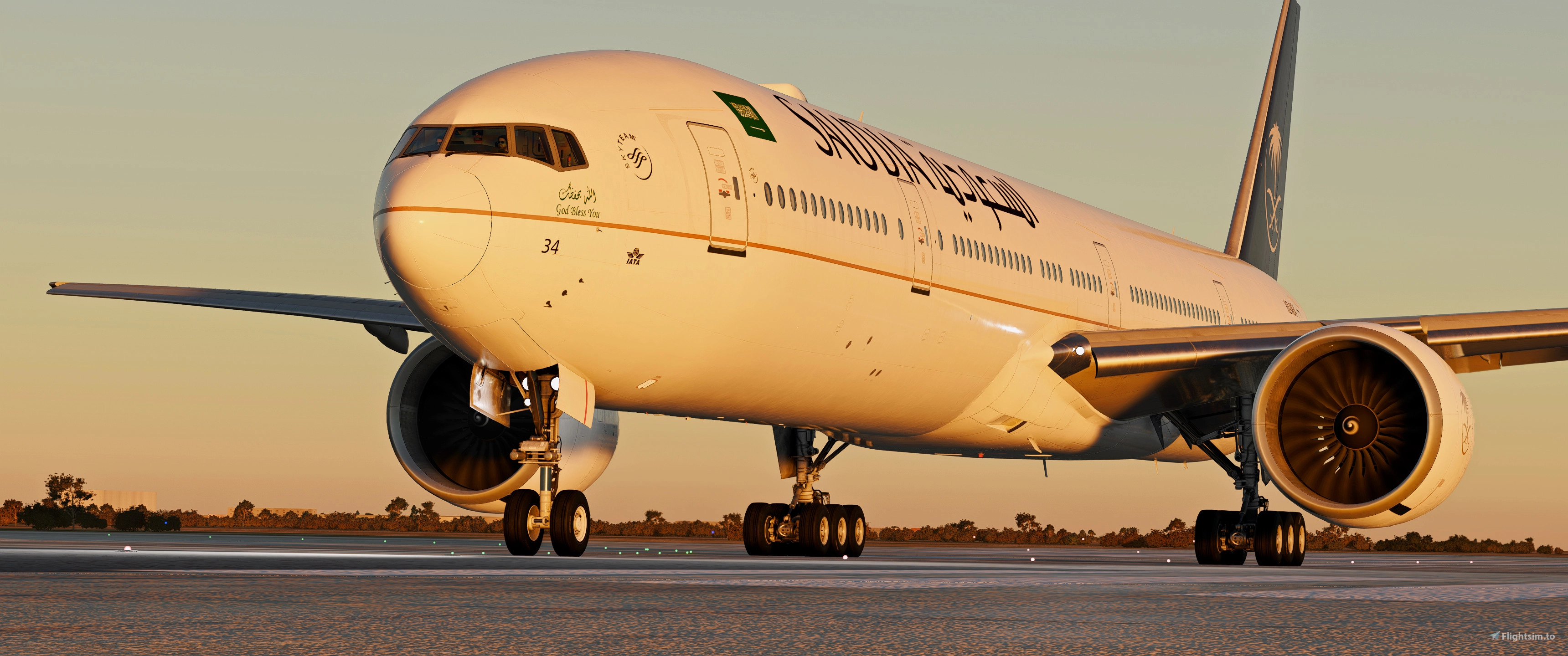 PMDG 777-3FG(ER) Saudia HZ-AK34 w/Cabin - Image 1
