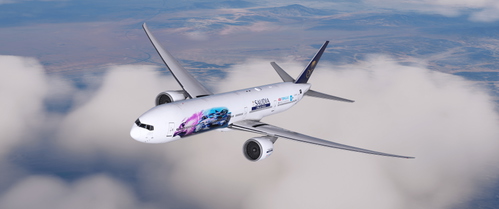 PMDG 777-3FG(ER) Saudia Formula E HZ-AK43 w/Cabin