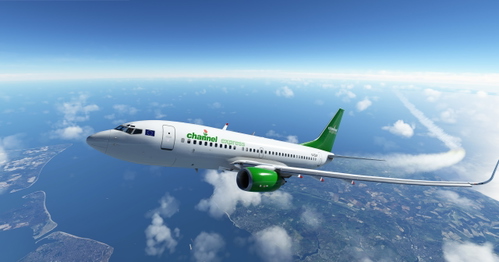 PMDG B737-700 Channel Express livery