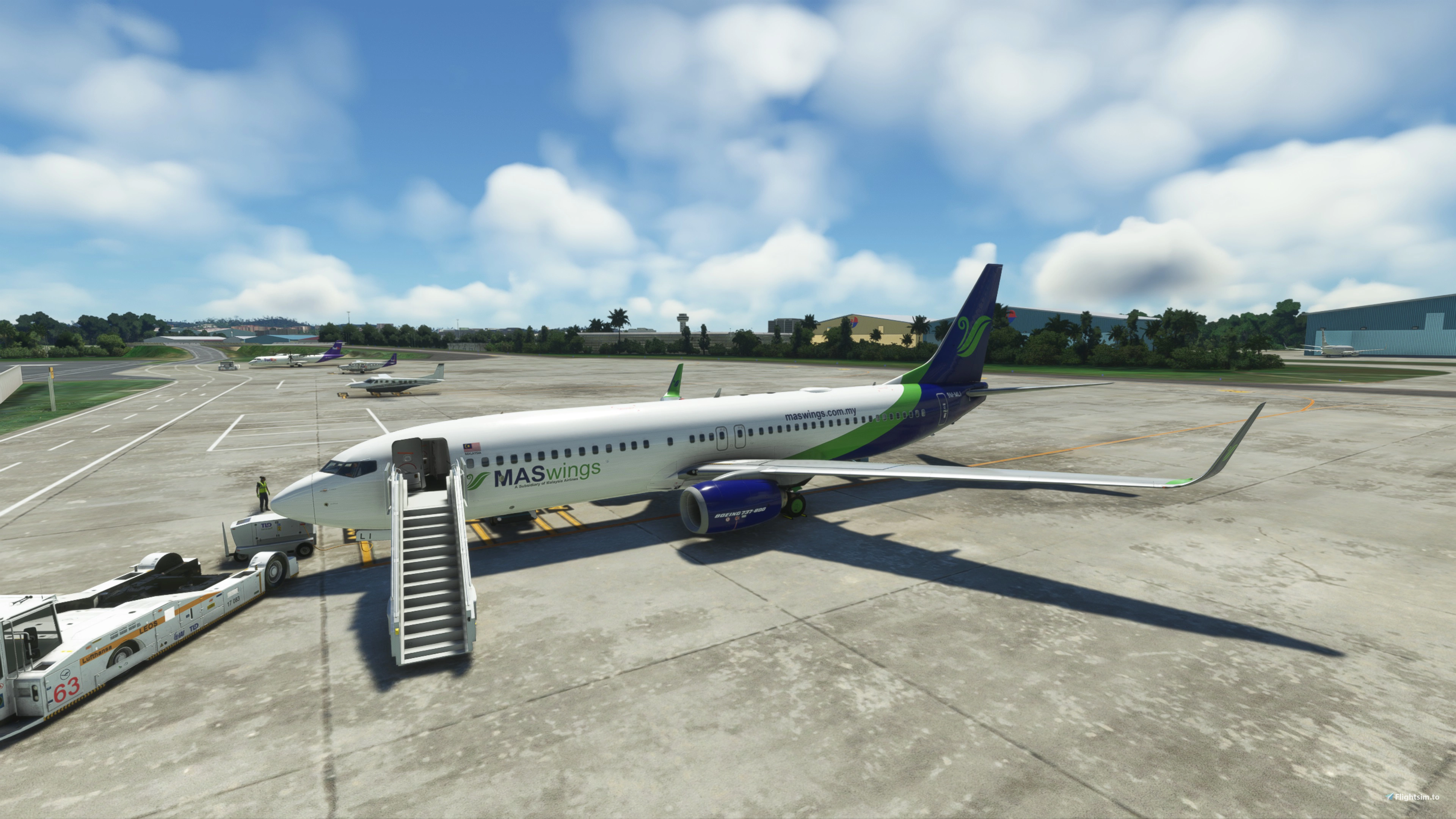 PMDG B737-800 MASWings 9M-MLI - Aircraft Liveries for MSFS