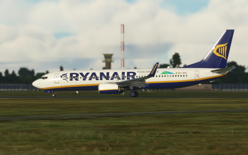 PMDG B737-800 Ryanair EI-ENJ (Podkarpackie) WITH INTERIOR