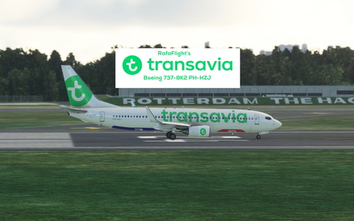 PMDG B737-800 Transavia PH-HZJ + Interior 4K