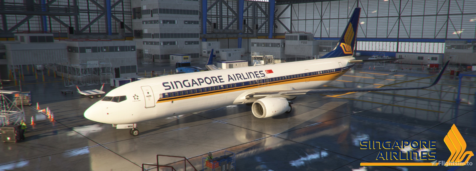 PMDG B737-900ER Singapore Airlines 9V-MGA for Microsoft Flight