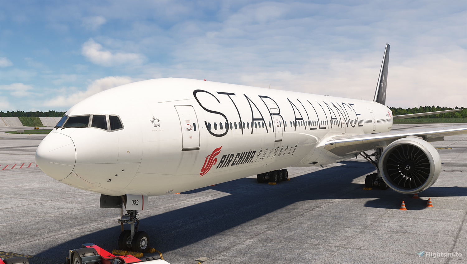 PMDG B777-300ER | Air China | STAR ALLIANCE | B-2032 for Microsoft