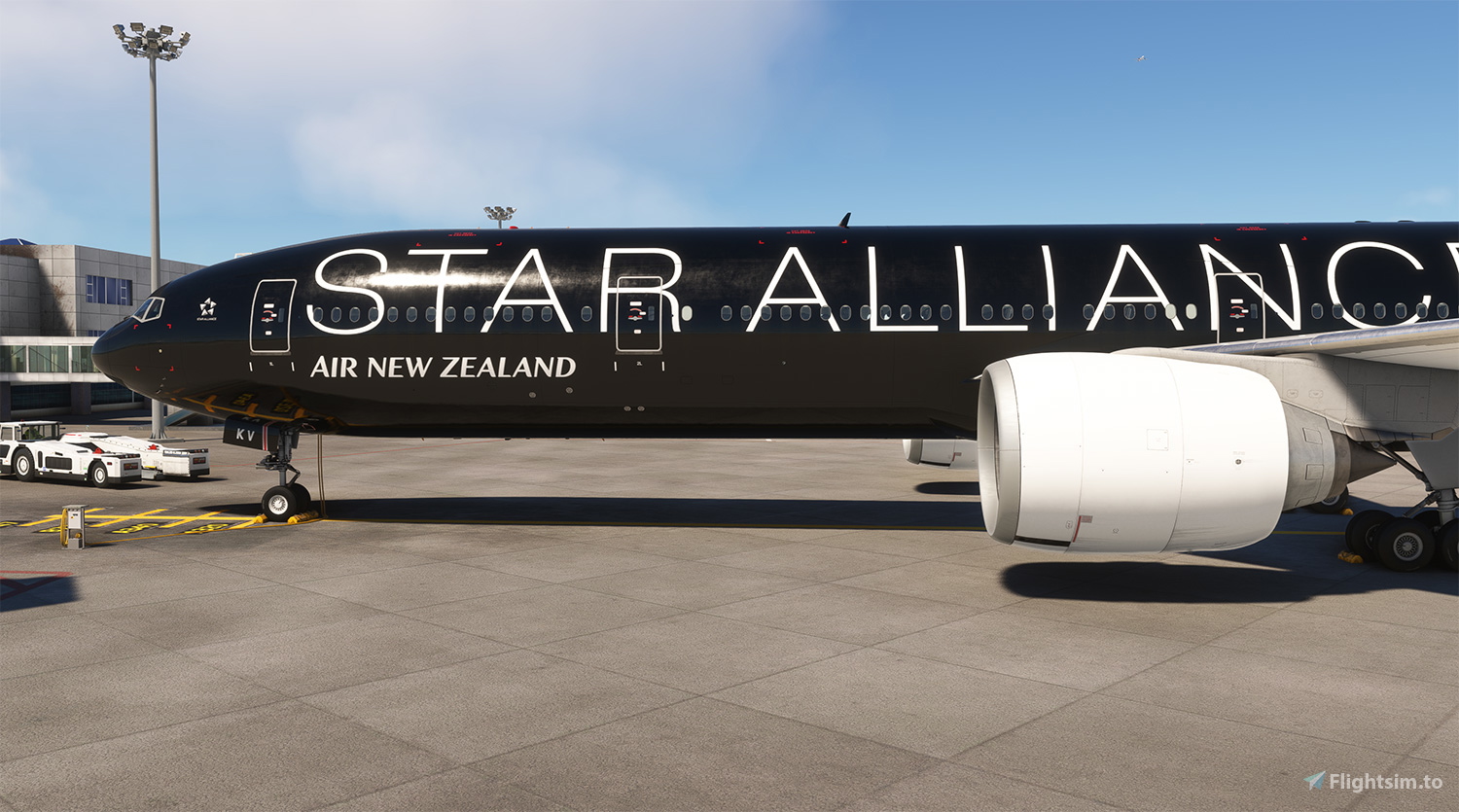 PMDG B777-300ER | Air New Zealand | STAR ALLIANCE | ZK-OKV のため