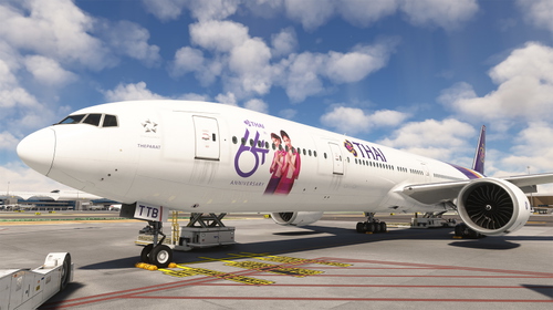 PMDG B777-300ER | Thai Airways Int'l | 64th Anniversary | HS-TTB