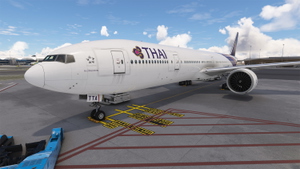 PMDG B777-300ER | Thai Airways Int'l | HS-TTA thumbnail 1