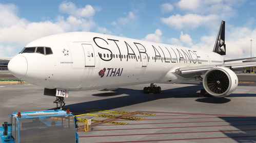 PMDG B777-300ER | Thai Airways Int'l | STAR ALLIANCE | HS-TTC