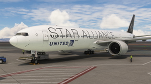 PMDG B777-300ER | United Airlines | STAR ALLIANCE | N2250U thumbnail 1