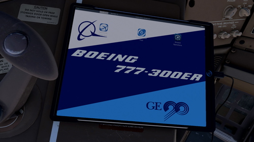 PMDG B777-300ER All Nippon Airways 77W Style EFB Custom Wallpapers