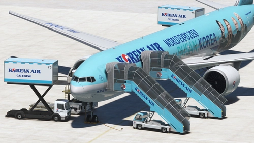 PMDG B777-300ER Korean Air Ground Service Llivery Pack