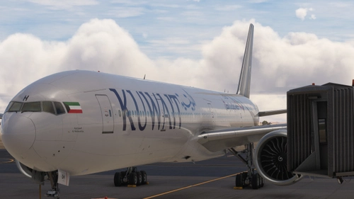 PMDG B777-300ER Kuwait Airways 9K-AOH with CABIN
