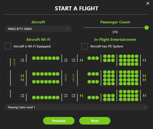 PMDG B777-300ER (370 seats) - PACX Profile