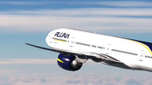 PMDG B77W — PLUNA CX-PUJ [Fictional]