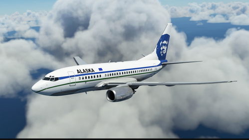 PMDG Boeing 737-600 Alaska Airlines N743AS RETRO 4K