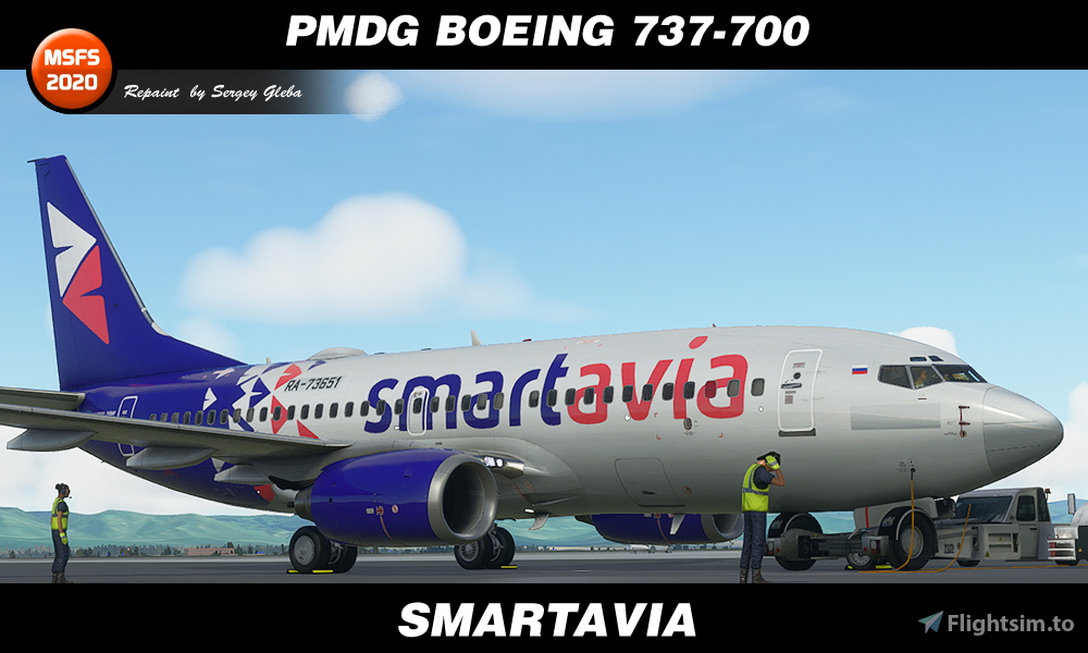 PMDG Boeing 737-700 - Smartavia for Microsoft Flight Simulator | MSFS