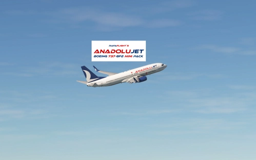 PMDG Boeing 737-800 AnadoluJet Mini Pack WITH INTERIOR 4K