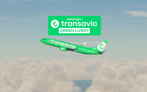 PMDG Boeing 737-800 Transavia GREEN LIVERY