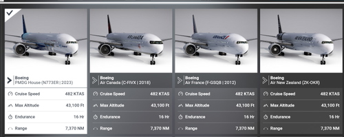 PMDG Boeing 777-300er Uniform thumbnail preset