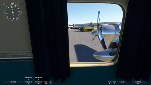 PMDG DC-6b Cabin Camera