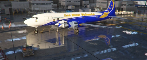 PMDG Douglas DC-6 "A6 Cargo" LES FOUS VOLANTS