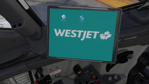 PMDG EFB/UFT WestJet Wallpaper