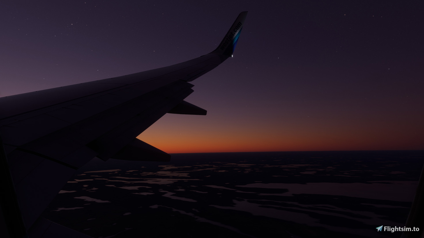 PMDG EFB/UFT WestJet Wallpaper for Microsoft Flight Simulator | MSFS — free download