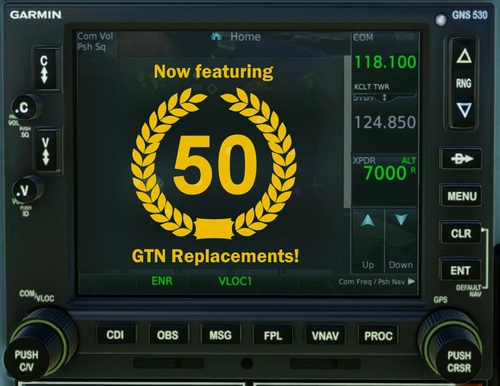 PMS50 GTN GPS Replacements for Older Eyes