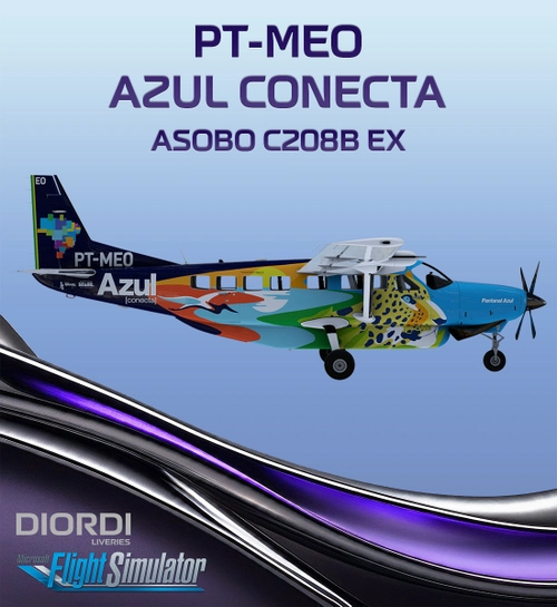 PT-MEO "Pantanal Azul" - Azul Conecta - C208B EX Asobo 
