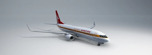 Qantas 737-838 VH-XZP Retro Roo
