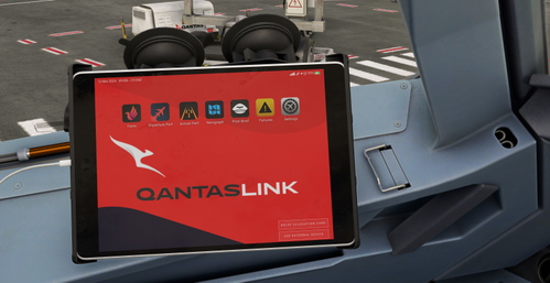 Qantas EFB Background | Fenix A320 Block 2