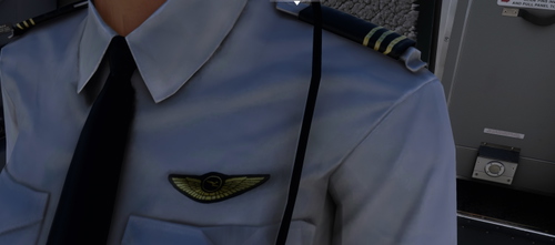 Qantas female avatar  uniform Captain and FO