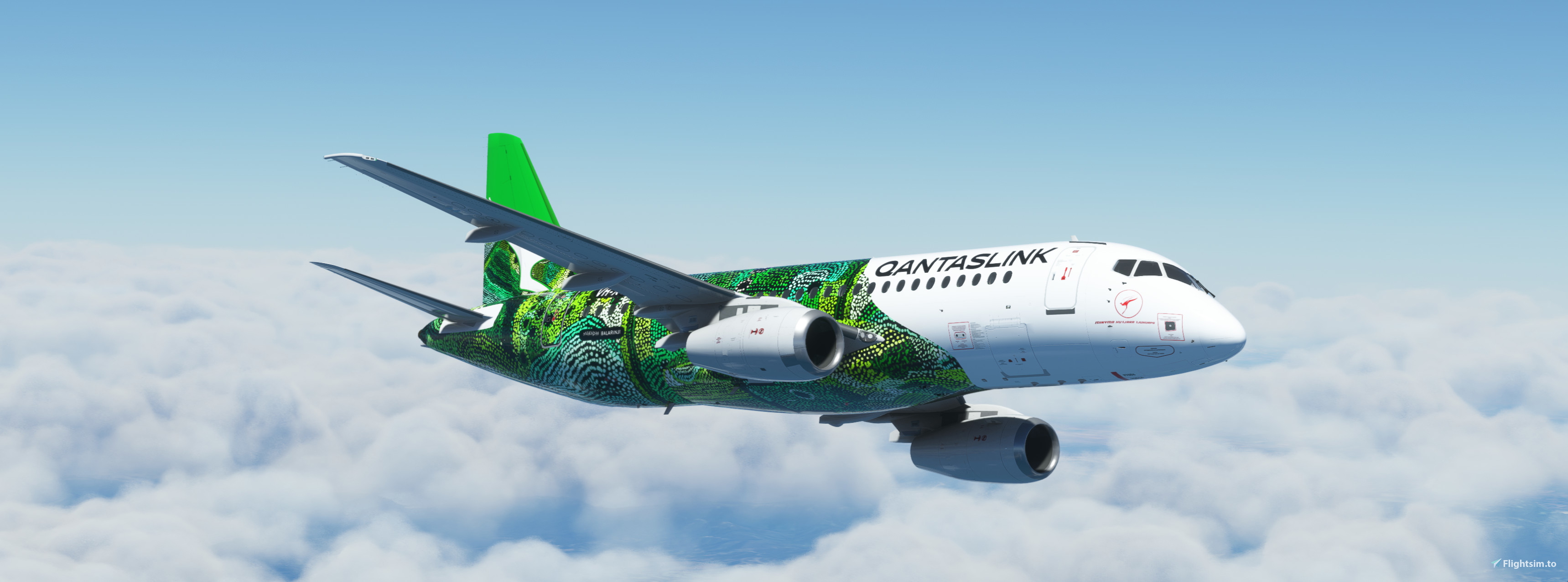 Qantas Link - Minyma Kutjara Tjukurpa [VH-X4A] Sukhoi Superjet (Based on new A220) - Image 1