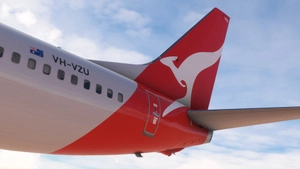 Qantas VH-VZU Split Scimitar Winglets thumbnail 3