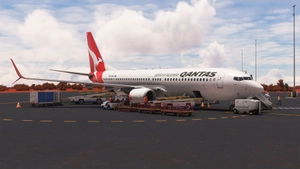 Qantas VH-VZU Split Scimitar Winglets thumbnail 4