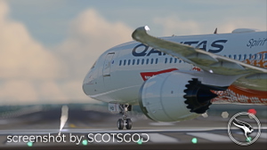 Qantas "Yam Dreaming" VH-ZND | Horizon Sim B787-9 thumbnail 6