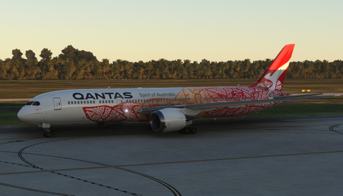 Qantas "Yam Dreaming" VH-ZND for 4Simmers 787-9 [4K]