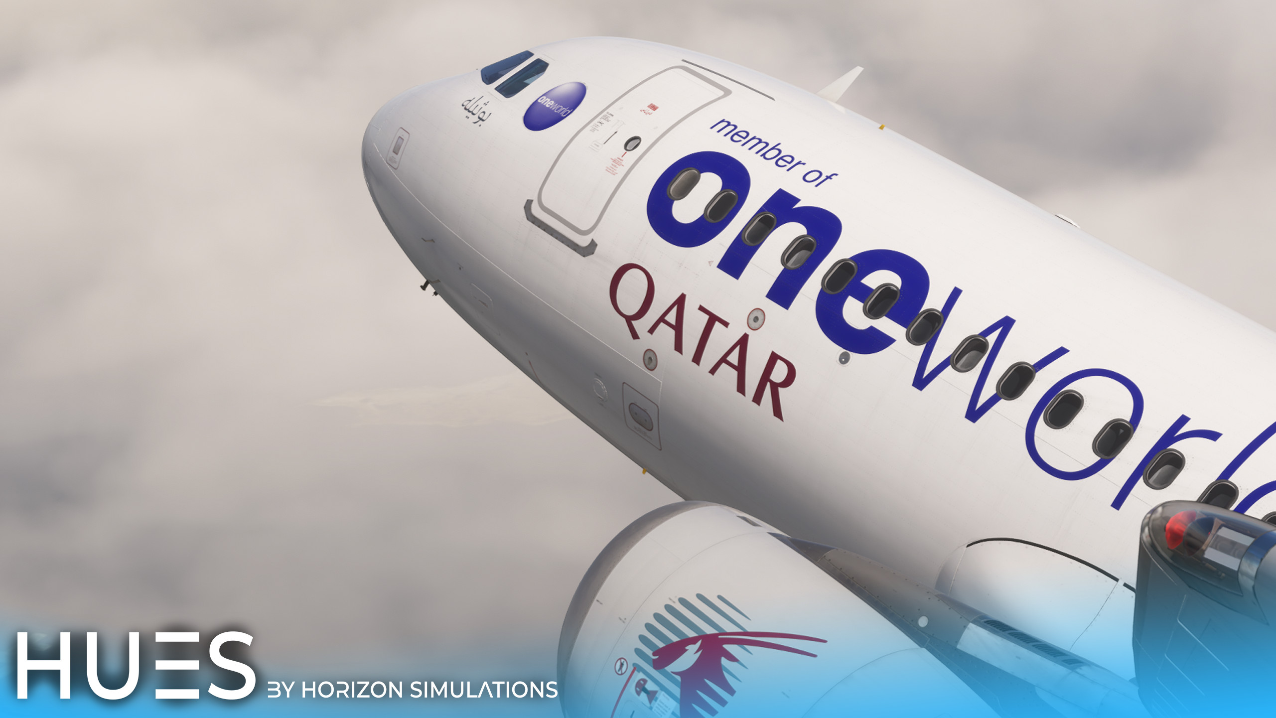 Qatar Airways A7-AHL "OneWorld" | Fenix A320 V2 IAE - Image 1