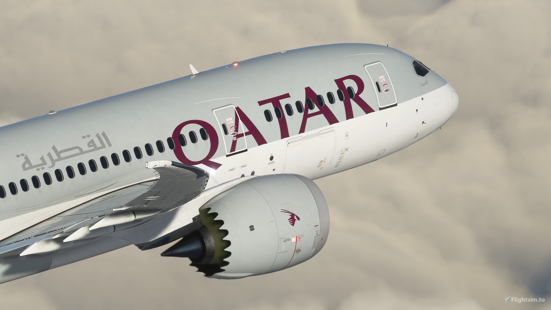 Qatar Airways [A7-BCQ] Kuro B787-8 v2 for Microsoft Flight 