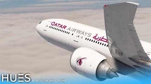 Qatar Airways A7-BOC "White retro" | PMDG 777-300ER