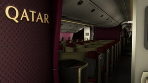 Qatar Airways [Pack+Retro´s] w/Cabin PMDG B777-300ER thumbnail 6